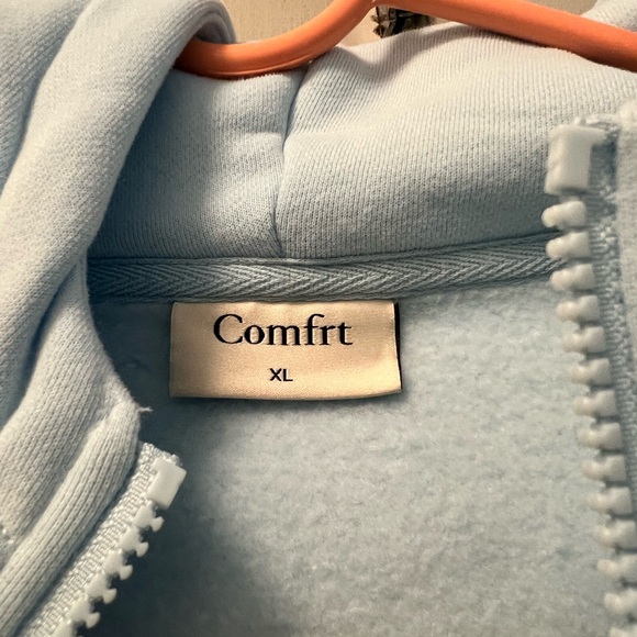 Comfrt Pastel Zip Hoodie NWOT - Picture 4 of 6